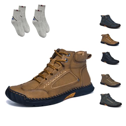 Sawbehind Mens Boots, Sawbehind Men'S Waterproof Handmade Boots, For Hiking, Traveling, Climbing, Camping, Wading