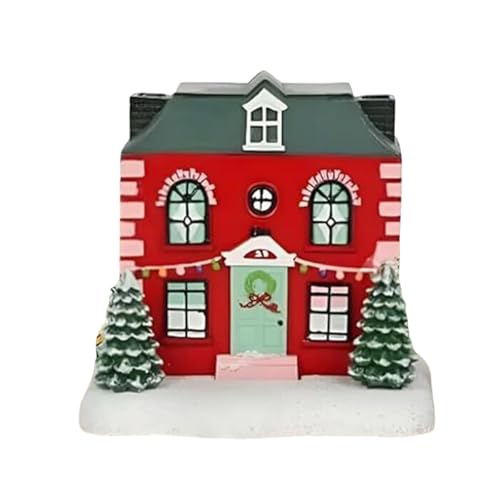 zuousxbs Incency Incence Casa Nieve Adorno Navidad para Ediciones Y Decoración del Espacio Estudio