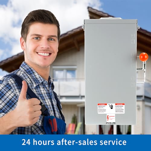 Mujurur 100A Generator Transfer Switch,24000W General-Duty Double-Throw Safety Switch,120/240-Volt Transfer Switch,Stronger Stability Manual Transfer Switch,Meeting Nema 3R Standards For Outdoor And Indoor thumb #6