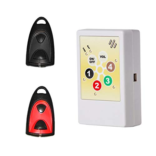 Notrufsystem für Physiotherapiepraxen, Arztpraxen und andere Praxen mit 2 Funksendern, Notrufanlage für Physiotherapie, Patientenruf, Helpline 2.0