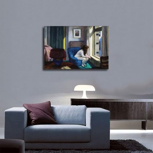 Edward Hopper Eleven A.M. impression toile décoration murale