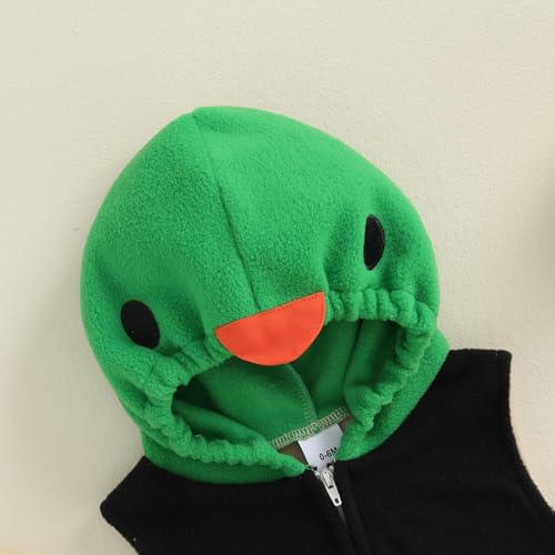 Disfraz completo bebé sin mangas con capucha pato mallard miniatura 3
