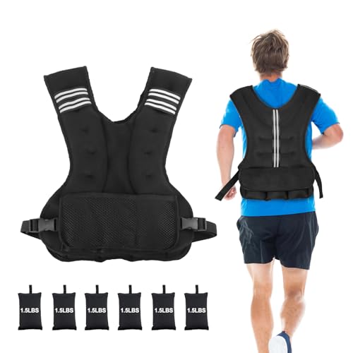Henkelion Adjustable Weighted Vest 11-20lbs