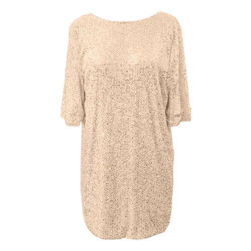 Robe scintillante dos nu ajustée pour soirée chic