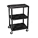 Casafoyer H. Black 3 Shelf Specialty Utility Cart | (2 Units)