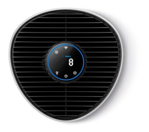 Philips Série 1000i Purificateur d’air connecté, filtration HEPA 13 multicouche, contrôle via application Air+, fonctionnement silencieux, pièces moyennes (AC1715/10)