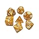 Epic Forge 7 Würfel in Box – 16 mm – Gold Perlmutt