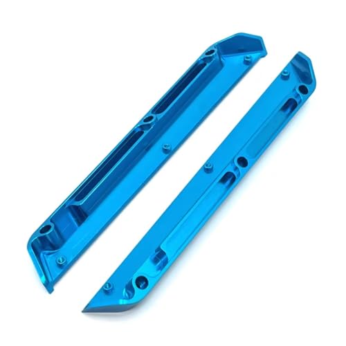 RCアクセサリー For WLtoys 124016 124017 124018 124019 124007 メタルシャーシ エッジ保護 RCクローラーカーアップグレードパーツ用(SKY BLUE)