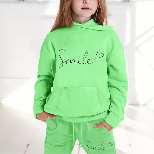 Ensemble fille hoodies et pantalon chaud anti-froid - 2