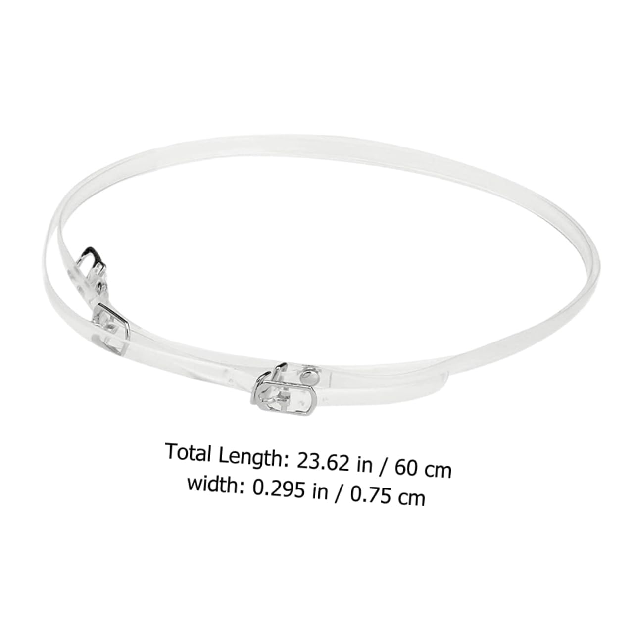 Ipetboom 4 Pairs Anti-loose High Heels Shoelaces Detachable Invisible Straps for Women