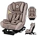 LIONELO Sander Kindersitz Auto Kindersitz Isofix in und gegen Fahrtrichtung Top Tether Autositz Gruppe 0 1 2 3 ab Geburt bis 36 kg ECE R 44 04 TÜV SÜD (BEIGE)
