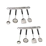 Set completo: due set identici di accessori da cucina in miniatura, che offrono versatilità e opzioni di backup per la tua casa delle bambole