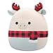 Squishmallows Original 16-Inch Matthew White Moose with Scarf - Official Jazwares Plush (Large)