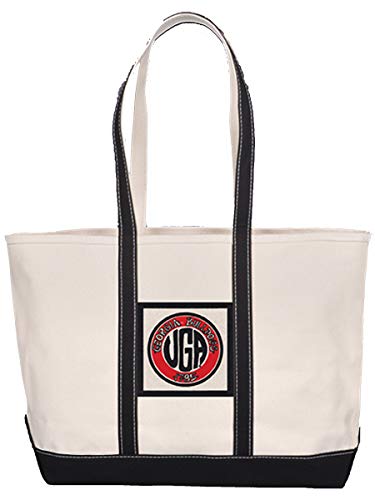 Magnolia Lane Georgia UGA Initial Tote miniatura 1