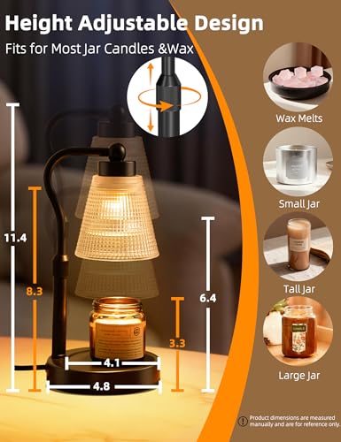 Save 40% on Adjustable Candle Warmer Lamp with Timer