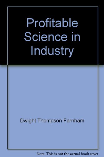 Profitable Science in Industry B0006AJEZ6 Book Cover