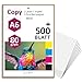 Produktbild 500 Blatt blanko 80 g/m² Papier in weiß I DIN A6 I Kopierpapier Druckerpapier Universalpapier I geeignet für alle gängigen Laser- und Tintenstrahldrucker I zum Drucken Basteln Skizzieren I dv1310