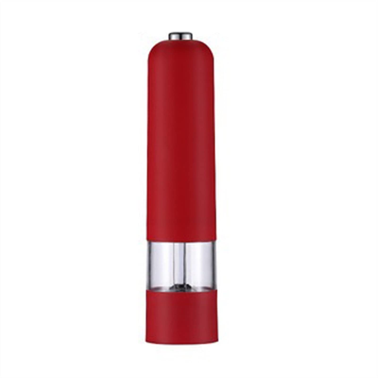 Generico Młynek do pieprzu na baterie, młynek do pieprzu ze światłem LED, młynek do przypraw ze stali nierdzewnej ABS, 22,5 cm narzędzia kuchenne, młynek do pieprzu i sól w nowoczesnym stylu