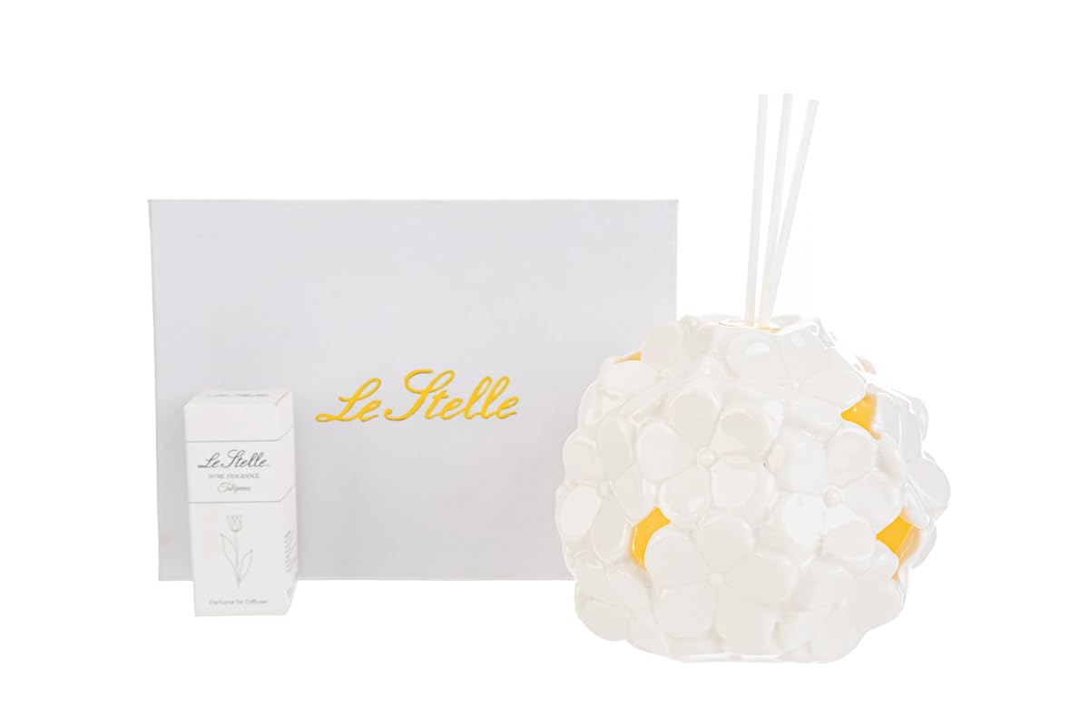 Perfumador de porcelana fina con iluminación LED ST 56448 y estuche de presentación