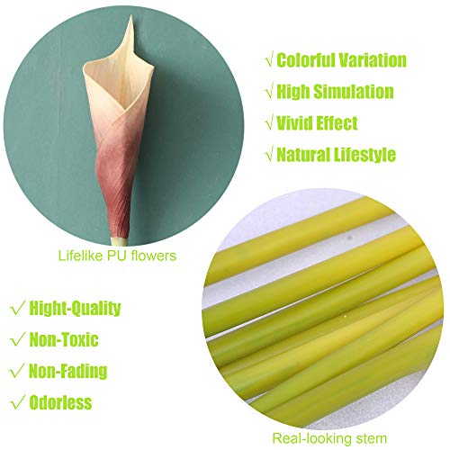 Cn-Knight Artificial Calla Lily 10Pcs 26 Inch Long Stem Arum Lily For Home Décor Centerpieces Wedding Bridal Diy Bouquet thumb #2