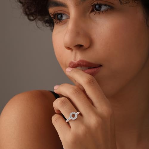 LeCalla 925 Sterling Silver Bead Band Ring for Women | Eternity Beaded Style Wedding Band | Classic Simple Plain Stackable Finger Rings2