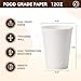 YEEHAW 12 oz 300 Pack Disposable Paper Coffee Cups, Bulk White Hot to Go Cups for Hot Coffee, Hot Liquid, Chocolate, Juice, Hot Beverage Drinkings, Ideal for Cafes, Bistros, Office and Family