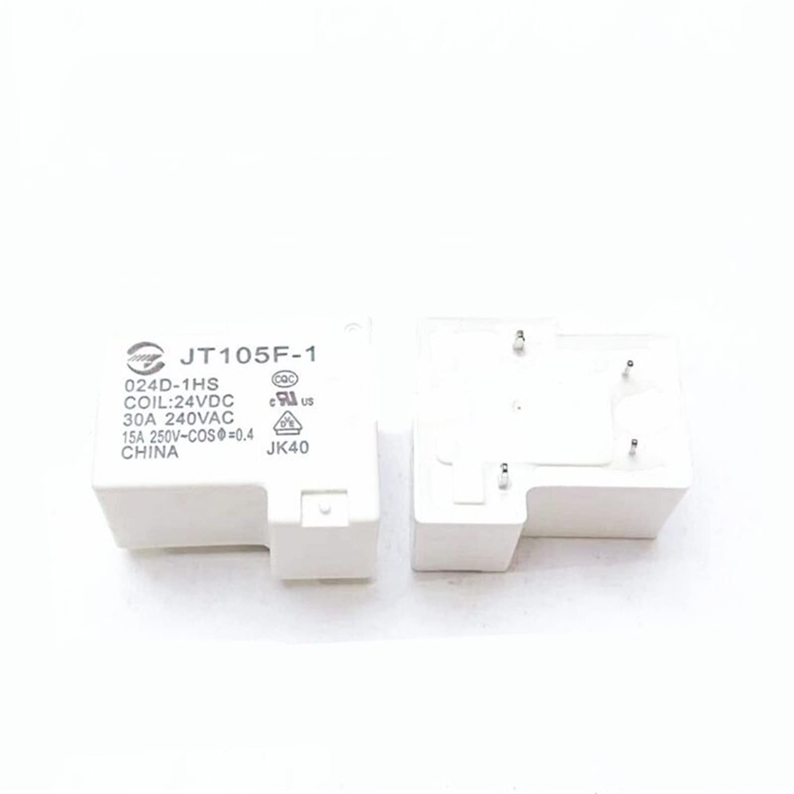 Relais 24VDC 30A JT105F solution pour remplacer les contacteurs