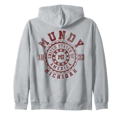 Mundy MI | Michigan | Vintage City Apparels Zip Hoodie