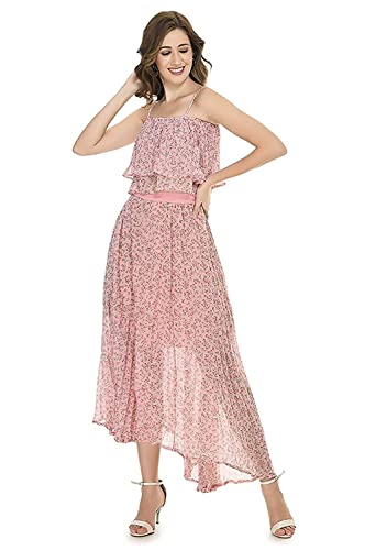 Image of Nonu Women's Printed Fit & Flare Top & Bottom Sets