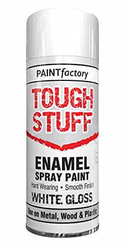 Paint Factory Enamel Paint White Gloss, 400 ml