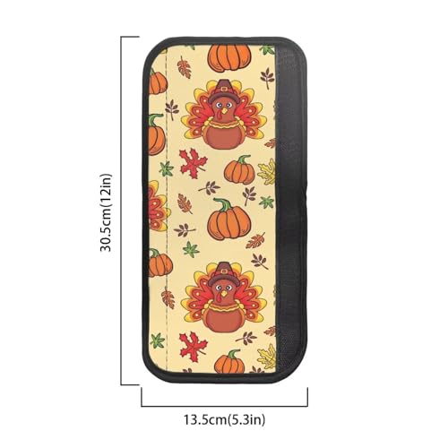 Image of Dreaweet Thanksgiving Turkey Refrigerator Door Handle Covers Set of 4,Antiskid Protector for Fridge Oven Dishwasher Keep Your Kitchen Appliance Clean from Smudges,Food Stains