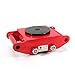Industrial Machinery Mover 13200lb 6T Machinery Mover Roller Dolly with 360°Swivel Top Plate (13200LB Capacity) (Red)