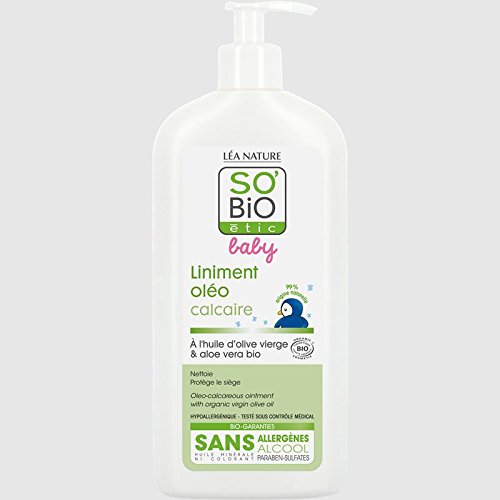 SO'BiO étic Liniment Oléo Calcaire table à langer bébé 500 ml - 2