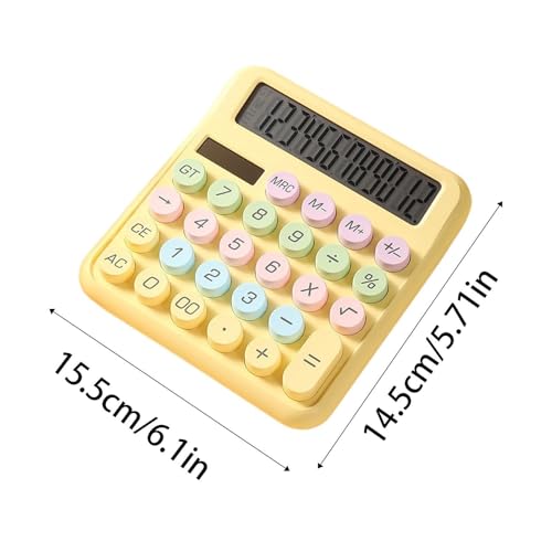 Calculadora niño de 12 dígitos para escritorio en casa escuela y aula universitaria 5