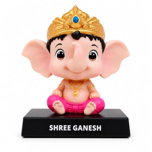 Daiyamondo Shree Ganesh Bobblehead Figurine - Image 2