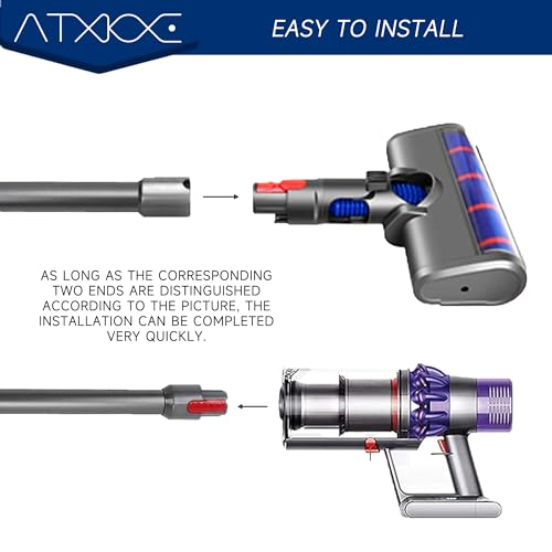 Image of ATXKXE Extension Wand Compatible with Dyson V10 Wand, Gray
