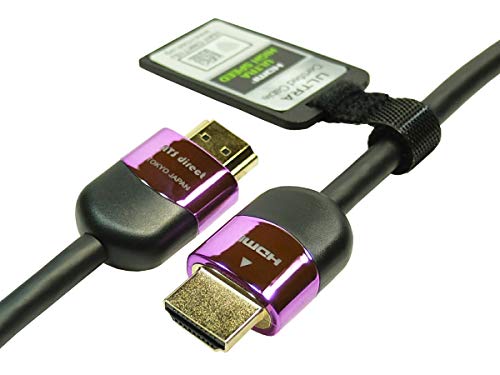 ATS direct HDMI2.1�F�� HDMI�P�[�u�� 1.5m �E���g���n�C�X�s�[�h 8K60Hz 4K120Hz 48Gbps�Ή��yA0408Tin-PU�z