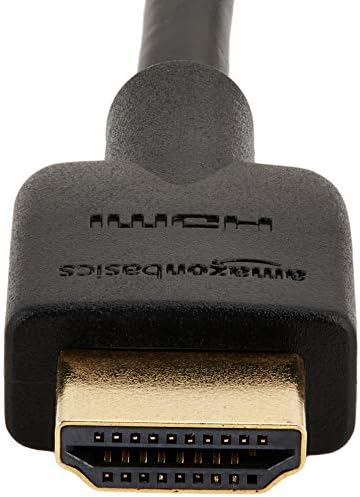 Amazon Basics High-Speed, 4K Ultra HD HDMI 2.0 Cable / Cord, 60 Hz, 2160p, 48 bit, 18 Gbps, 3D, male-to-male, 0.9m (2.9ft)