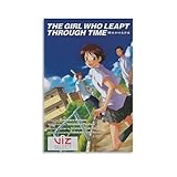 The Girl Who Leapt Through Time Cartoon Poster Anime Poster (5) Picture Print Canvas Poster Wall Paint Art Posters Decor Modern Home Artworks 12x18inch(30x45cm)