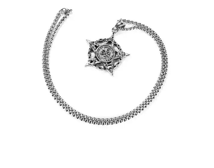 MEENAZ Pendant for Men Star Black Silver chain for men Boys boyfriend gents locket Necklace for men Boy girls Women Stainless Steel neck chain lockets mens chains fashion Long Stylish Birthday 71 (B0CNZXS3GT) Amazon Price History, Amazon Price Tracker