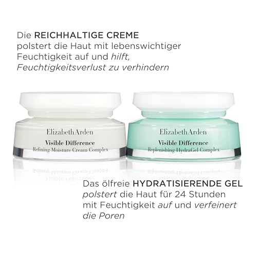 Elizabeth Arden - Visible Difference, feuchtigkeitsspendendes Gesichtsgel mit Hyaluronsäure und Vitamin E für intensive Feuchtigkeitszufuhr, strafft und glättet die Haut, leichte Textur - 75 ml – Bild 5