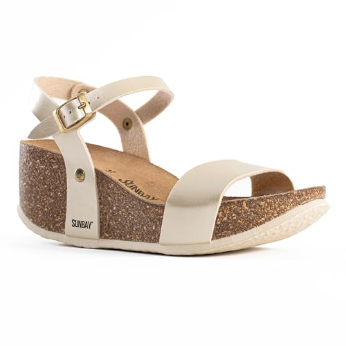 Sandales compensées HOSTA pour femme de 7 cm au style soirée chic