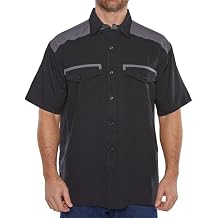 Pro Celebrity Mens Color Block Fishing Shirt