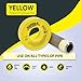 Gasoila Yellow PTFE Thread Seal Tape – Professional-Grade, 1/2 Inch x 260 Inch, High-Density Thread Tape for Gas Lines– Leak-Proof Seal, Non-Toxic