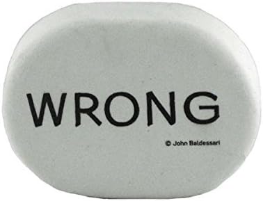 John Baldessari "Wrong" Eraser