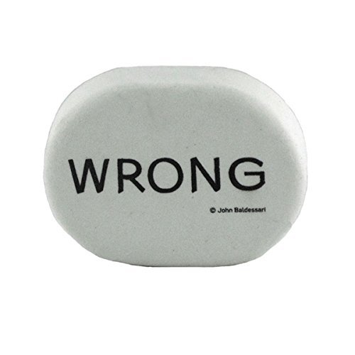 John Baldessari "Wrong" Eraser