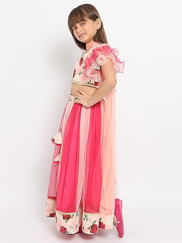 Image of Nautinati Girls Lehenga Choli Set