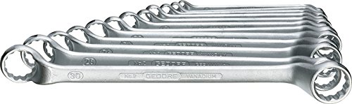 Gedore doppio anello Set di chiavi 12 pezzi 6 X 7 – 30 X 32 mm DIN 838