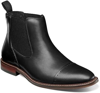 STACY ADAMS Men's, Maury Cap Toe Chelsea Boot | Image 3