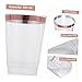 CAXUSD Non-Slip 360ml Plastic Ice Cream Cups 10 Pack Hard Plastic Cups Lids for Camping Travel Party
